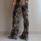 Pinko pure silk cargo pants