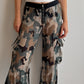 Pinko pure silk cargo pants