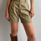 Pure cotton khaki bermuda