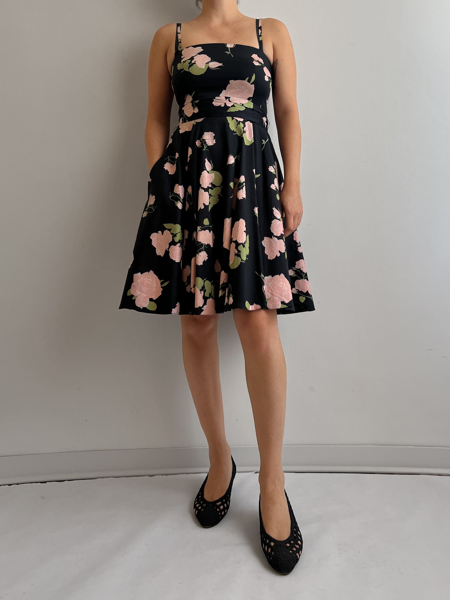 Pure cotton floral dress