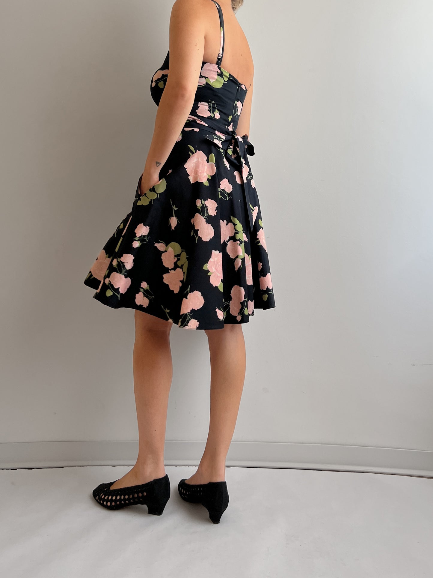 Pure cotton floral dress