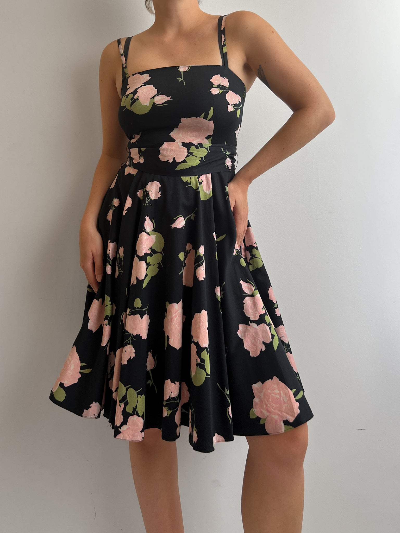 Pure cotton floral dress
