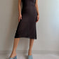 Pure viscose grey dress