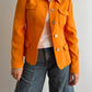 Ribbed orange jacket