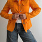 Ribbed orange jacket