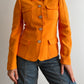 Ribbed orange jacket