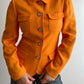 Ribbed orange jacket