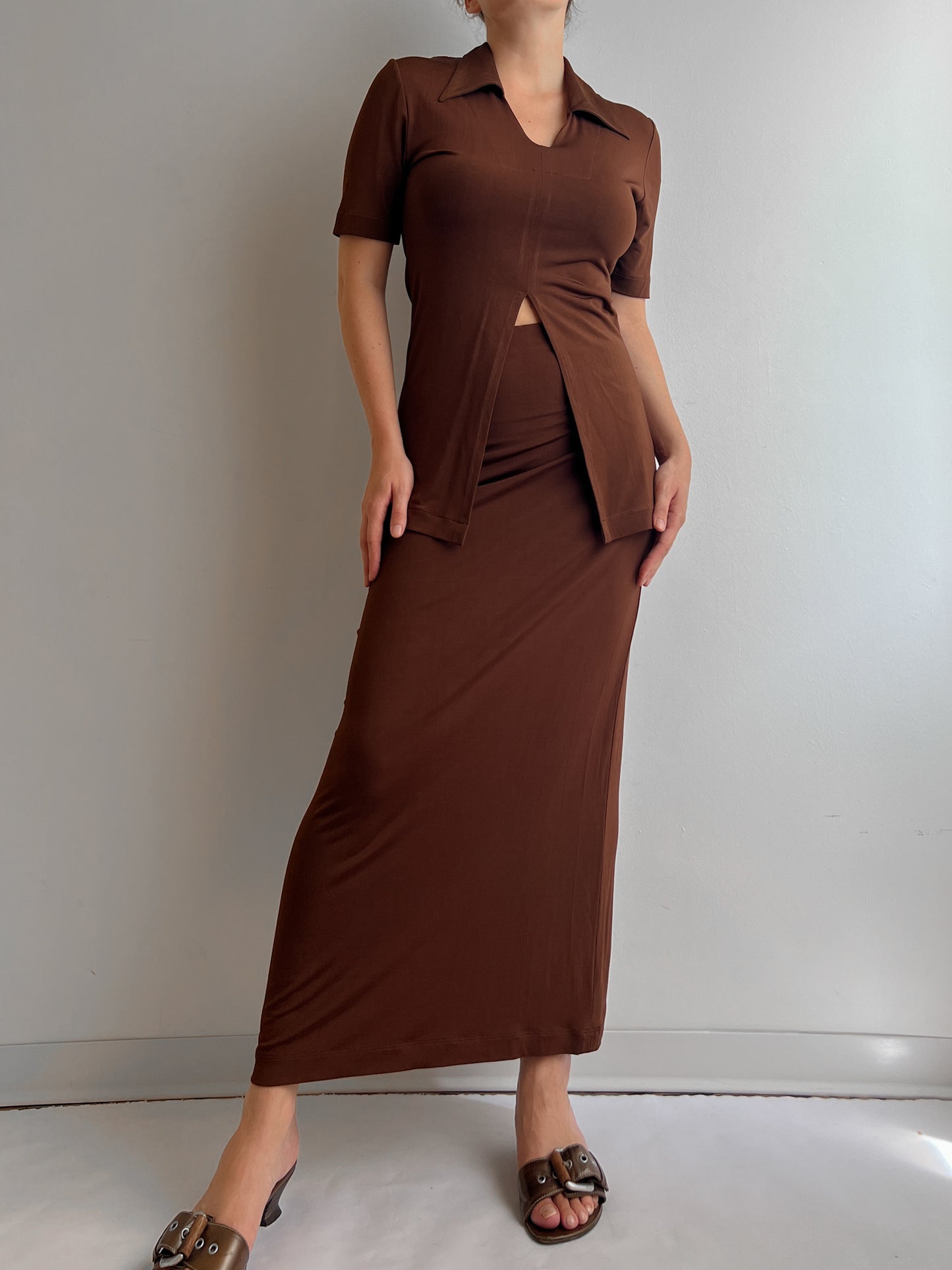 Viscose brown set