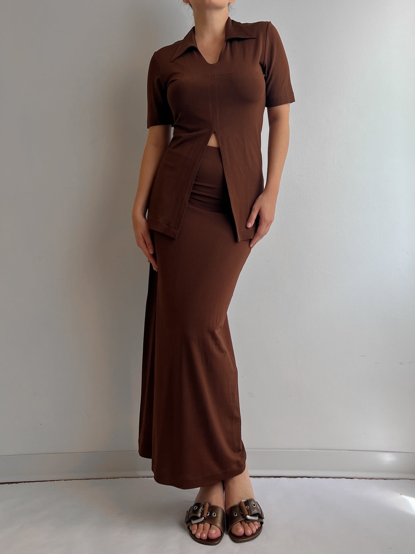 Viscose brown set