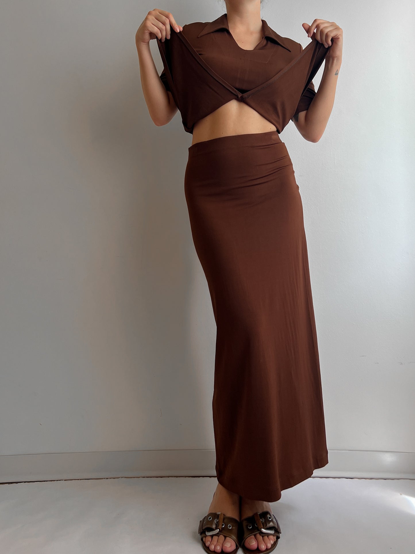 Viscose brown set