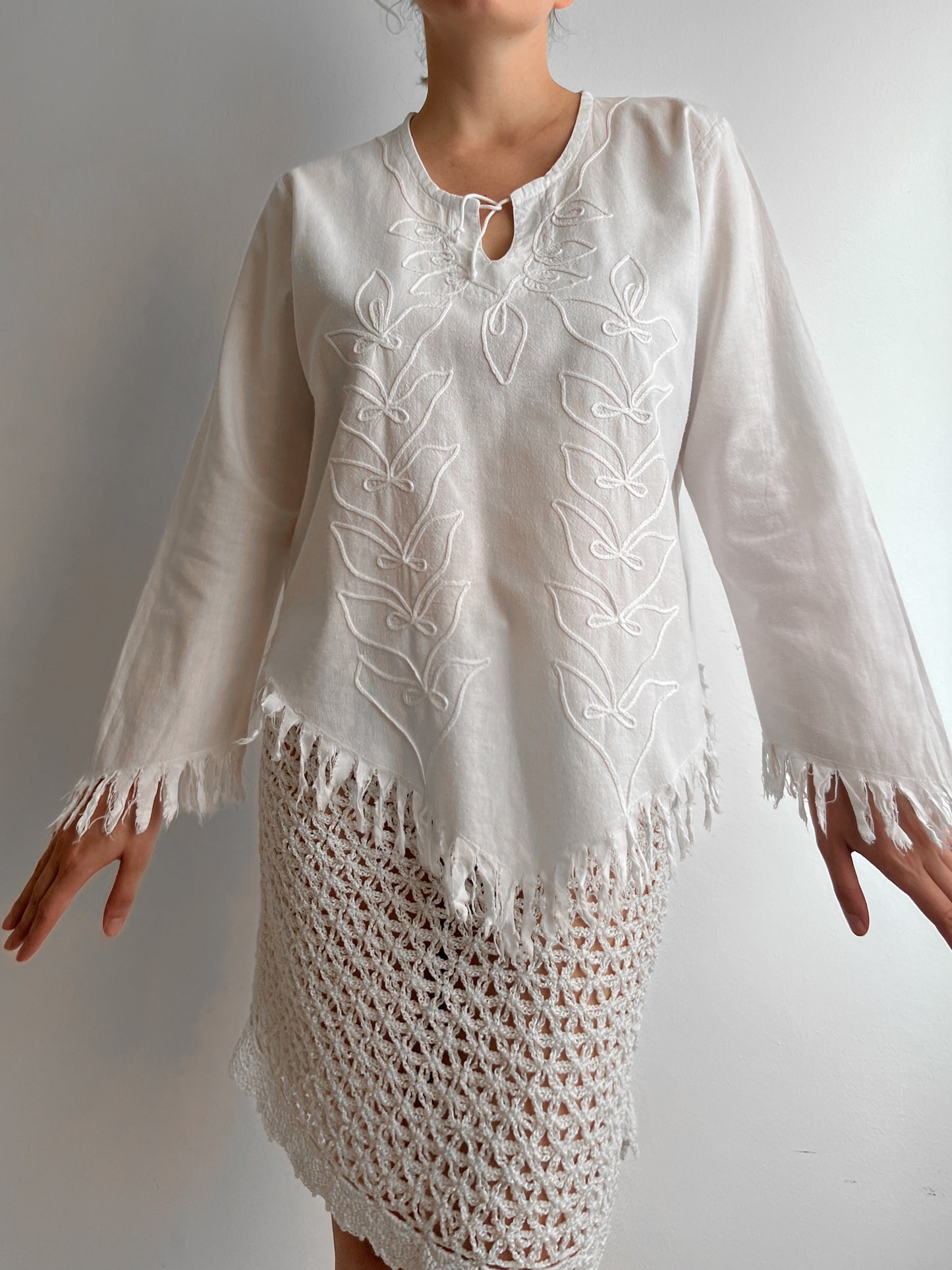 Pure cotton peruvian blouse