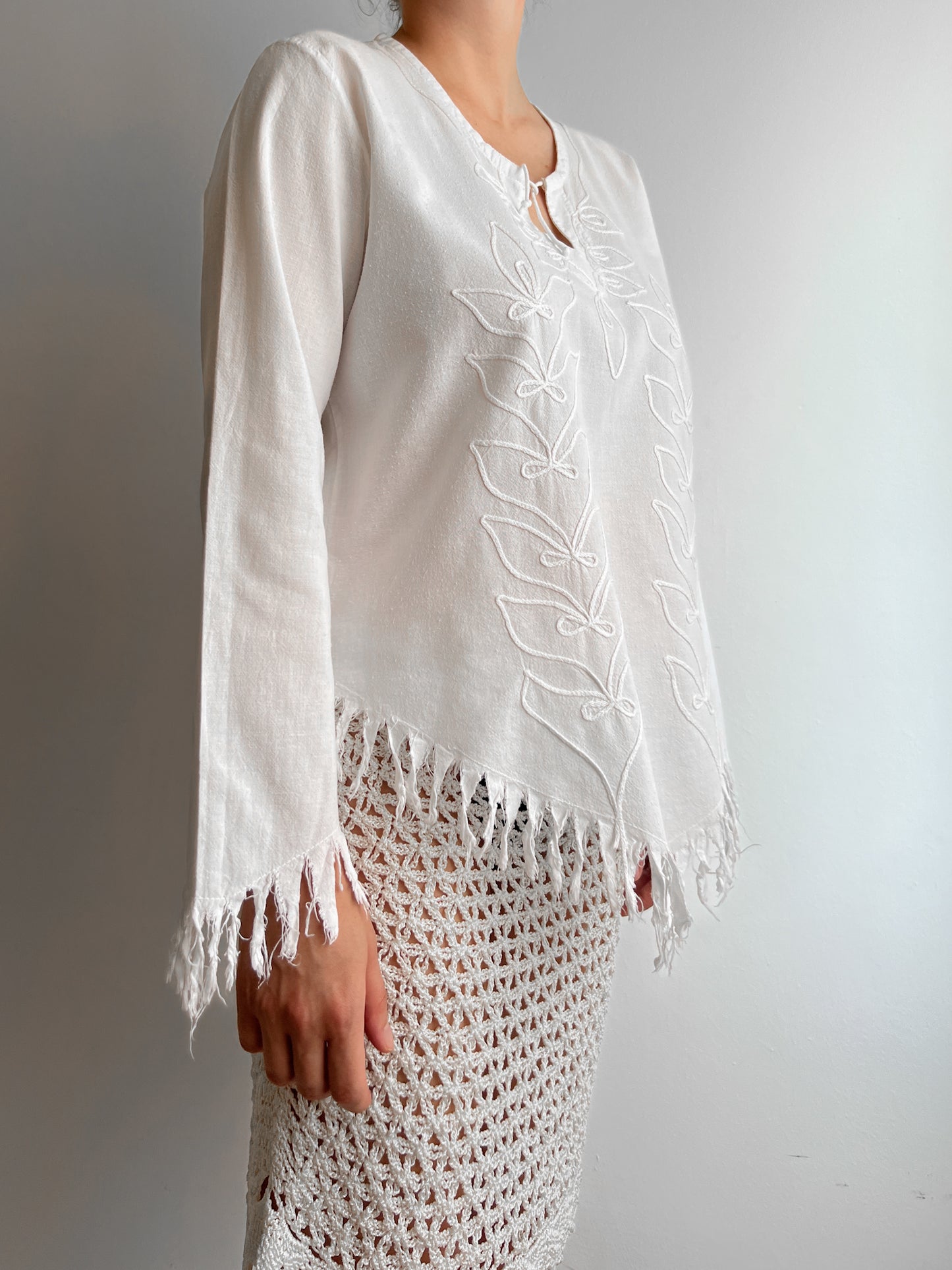 Pure cotton peruvian blouse