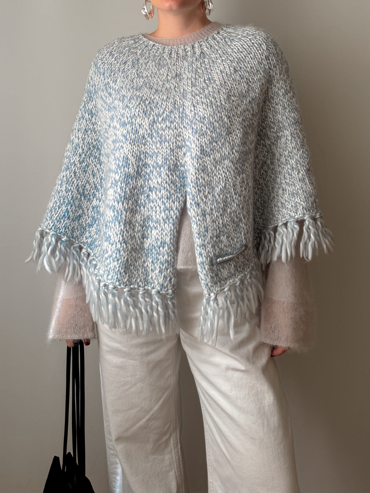 Mantella in lana mélange