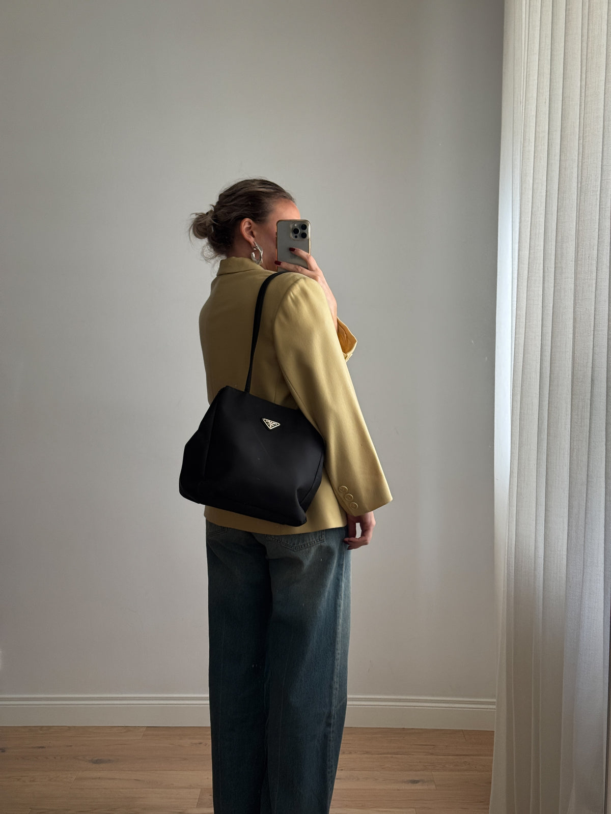 Blazer color burro  in lana vergine