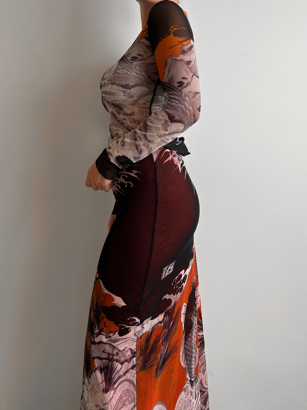 Jean Paul Gaultier semi-sheer set