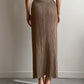 Issey Miyake Pleats Please beige skirt