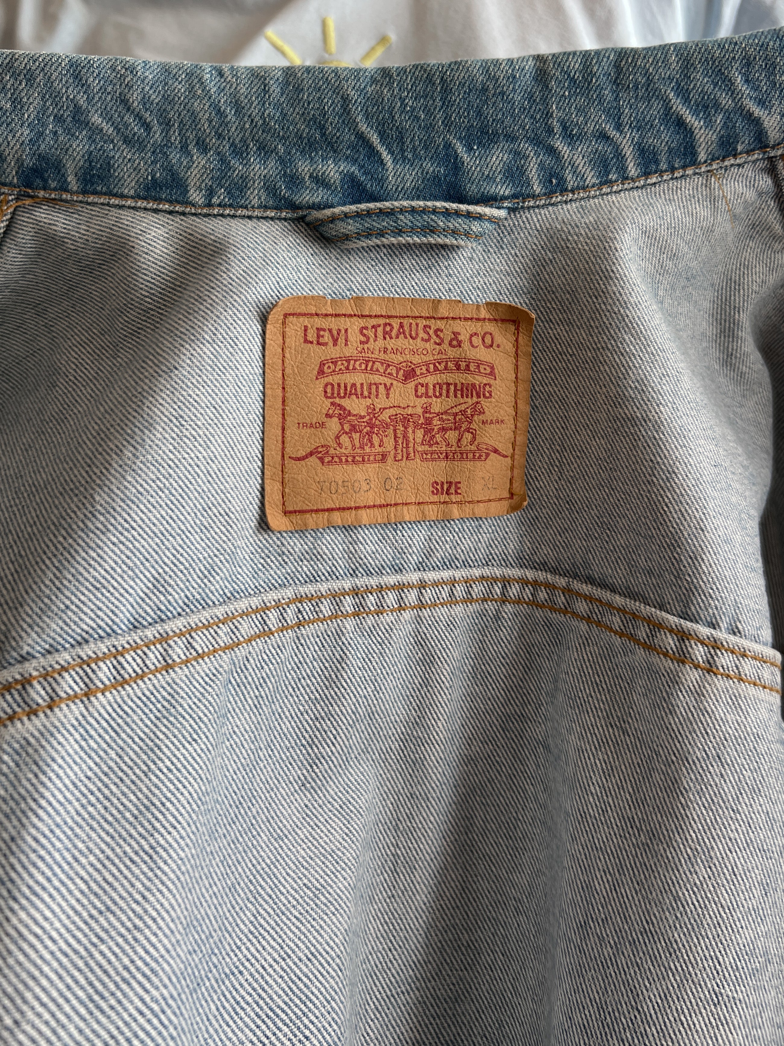 Levi's blue denim jacket