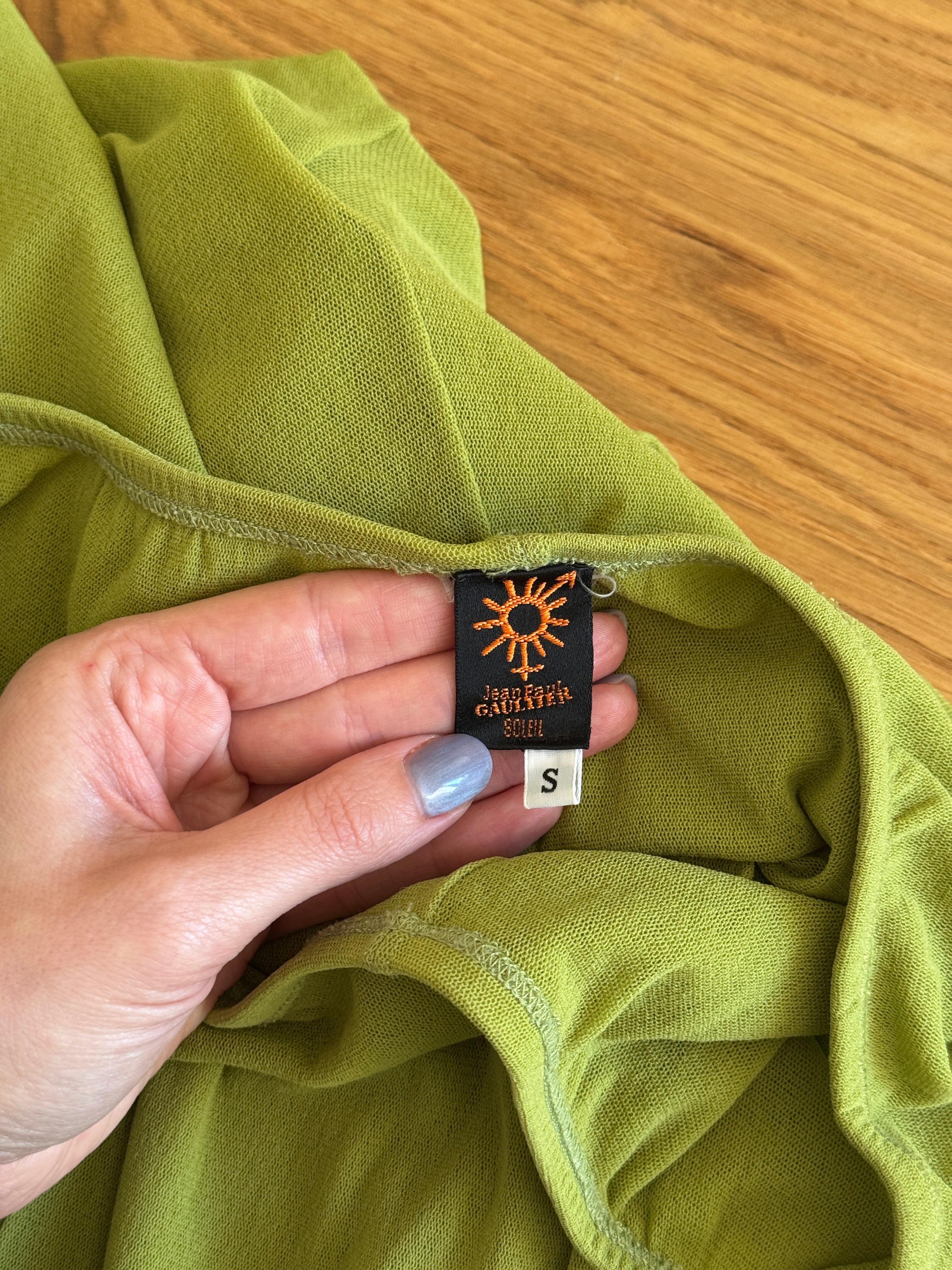 Pantaloni Jean Paul Gaultier verde oliva