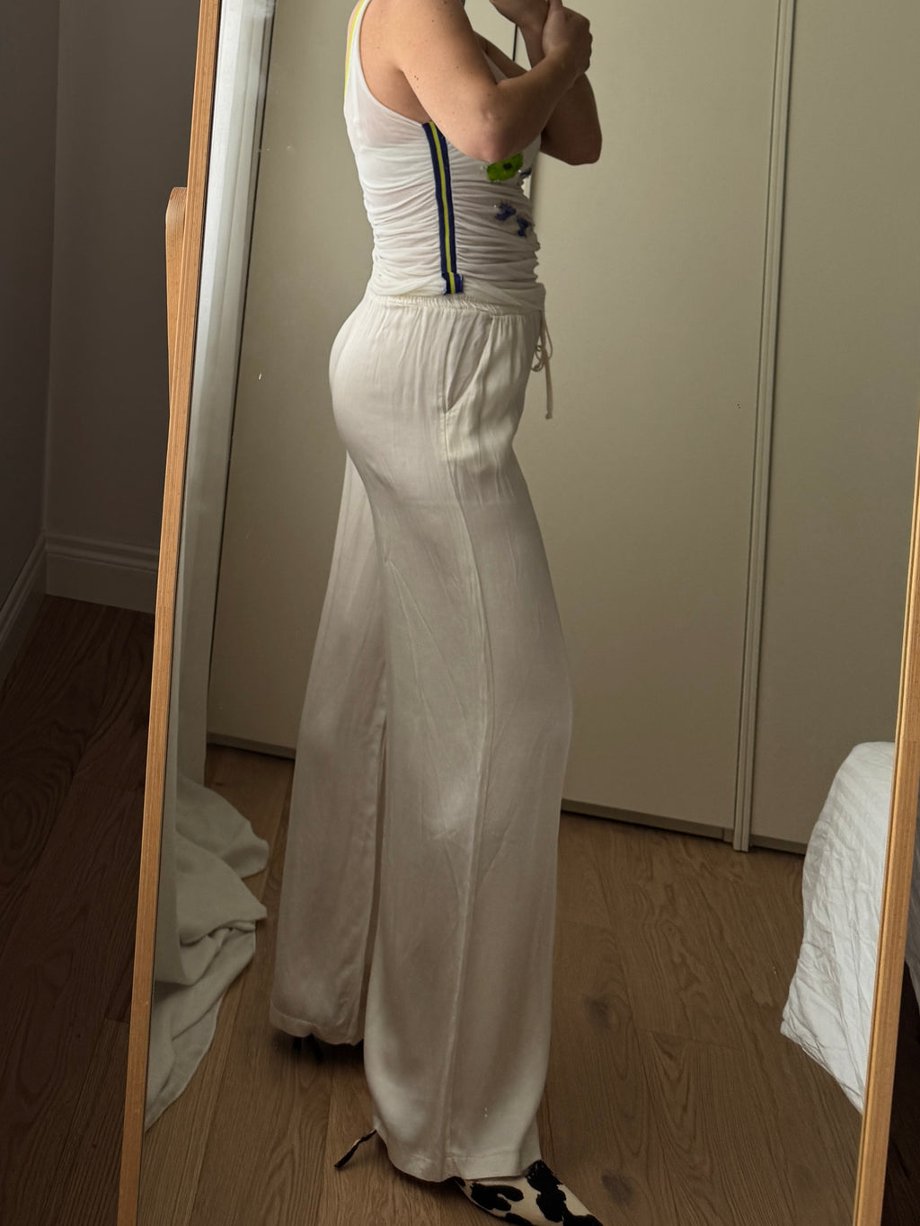 Pantaloni morbidi in pura viscosa