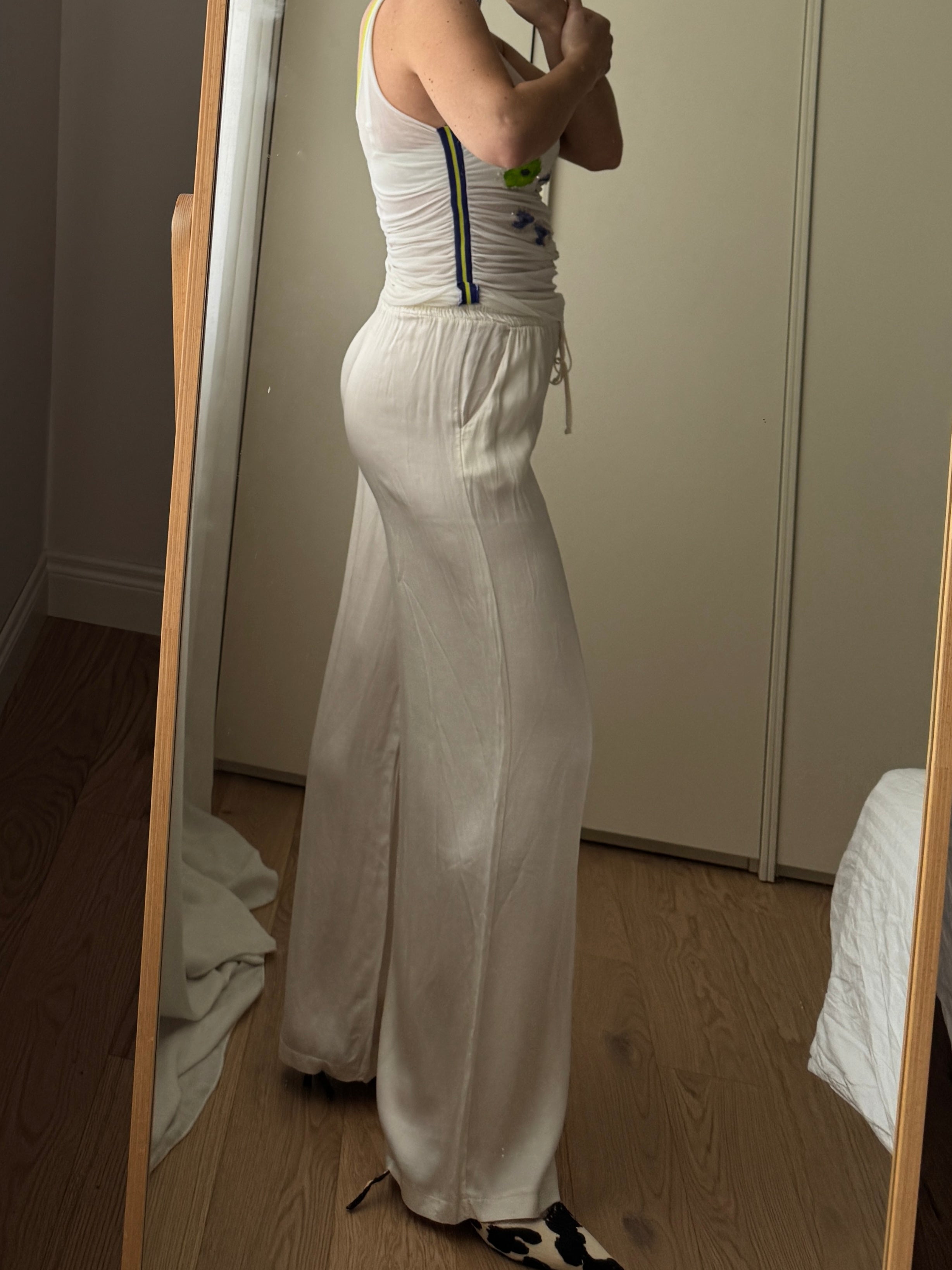 Pantaloni morbidi in pura viscosa