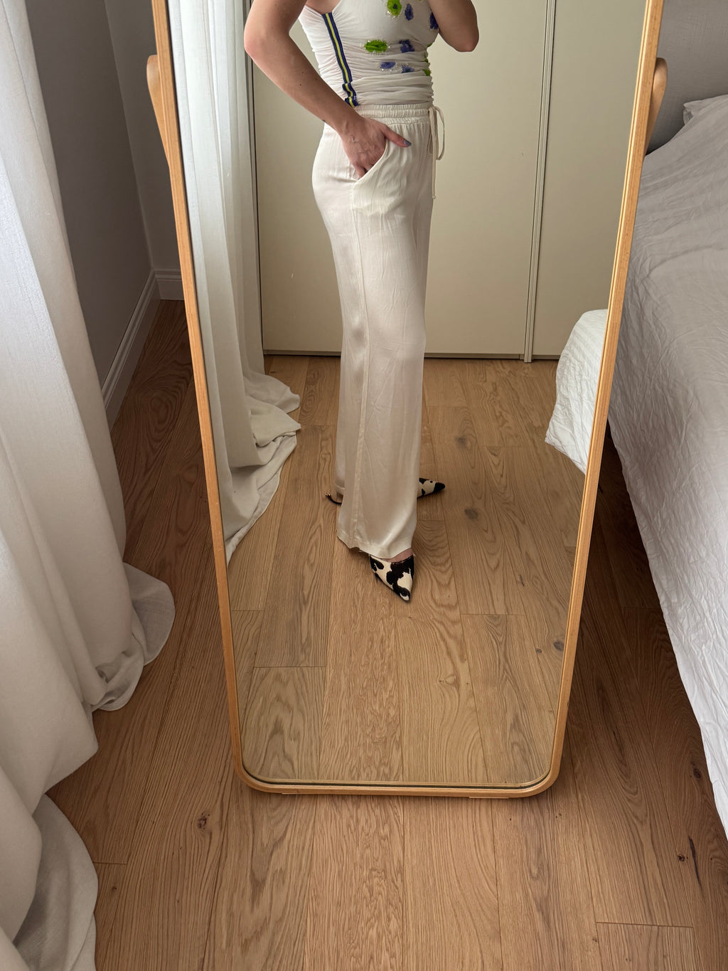 Pantaloni morbidi in pura viscosa
