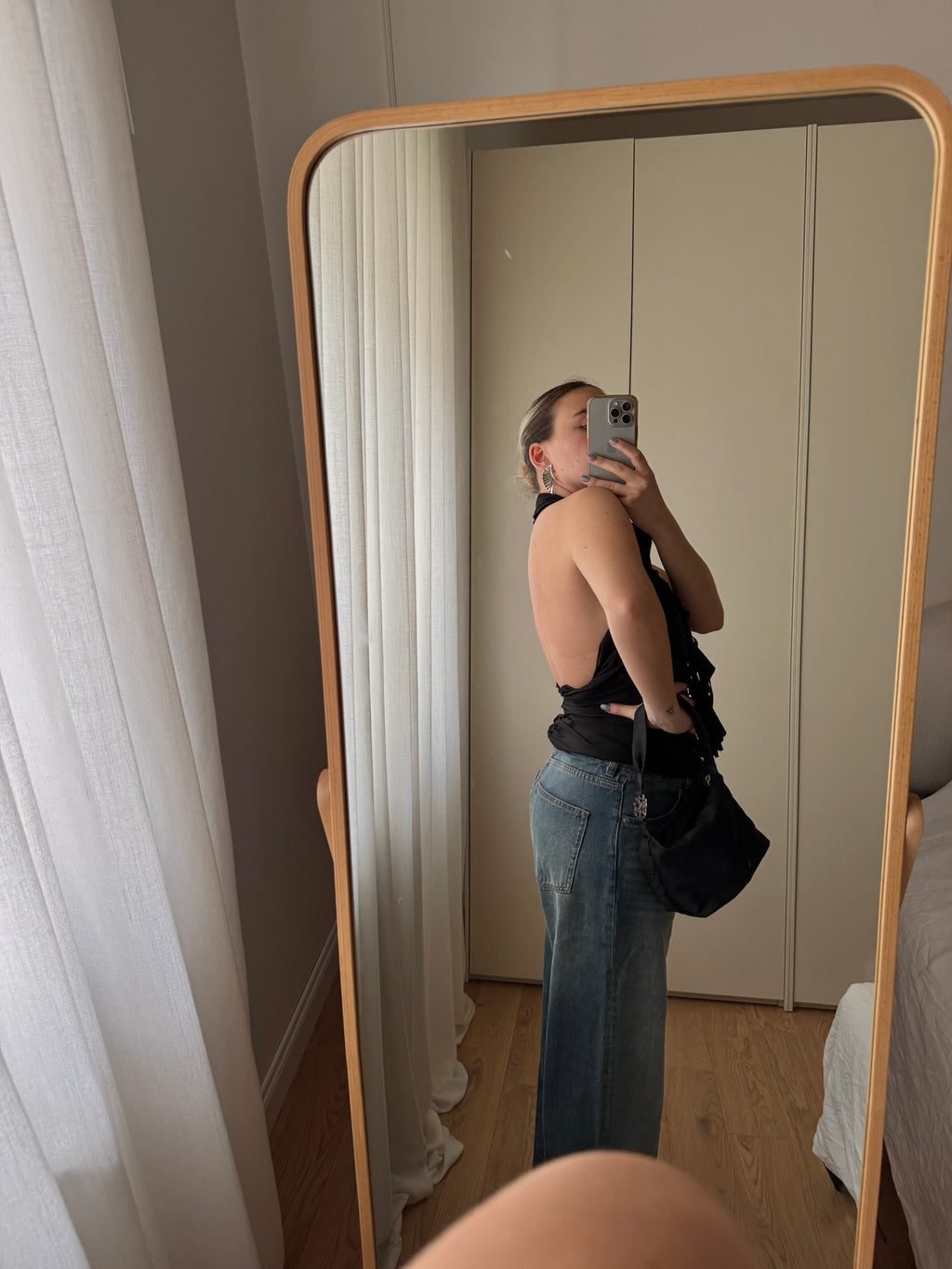 Top Seventy in cotone e paillettes