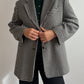 Pure wool pied de poule blazer