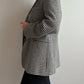 Pure wool pied de poule blazer