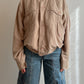 Silk and linen sand bomber