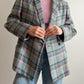 Pure wool tartan blazer