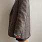 Pure virgin wool herringbone blazer