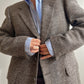 Pure virgin wool herringbone blazer