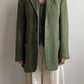 Wool green blazer and vest