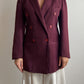 Pure wool purple blazer