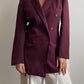 Pure wool purple blazer