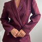 Pure wool purple blazer