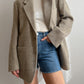 Pure wool sand blazer