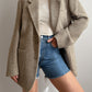 Pure wool sand blazer