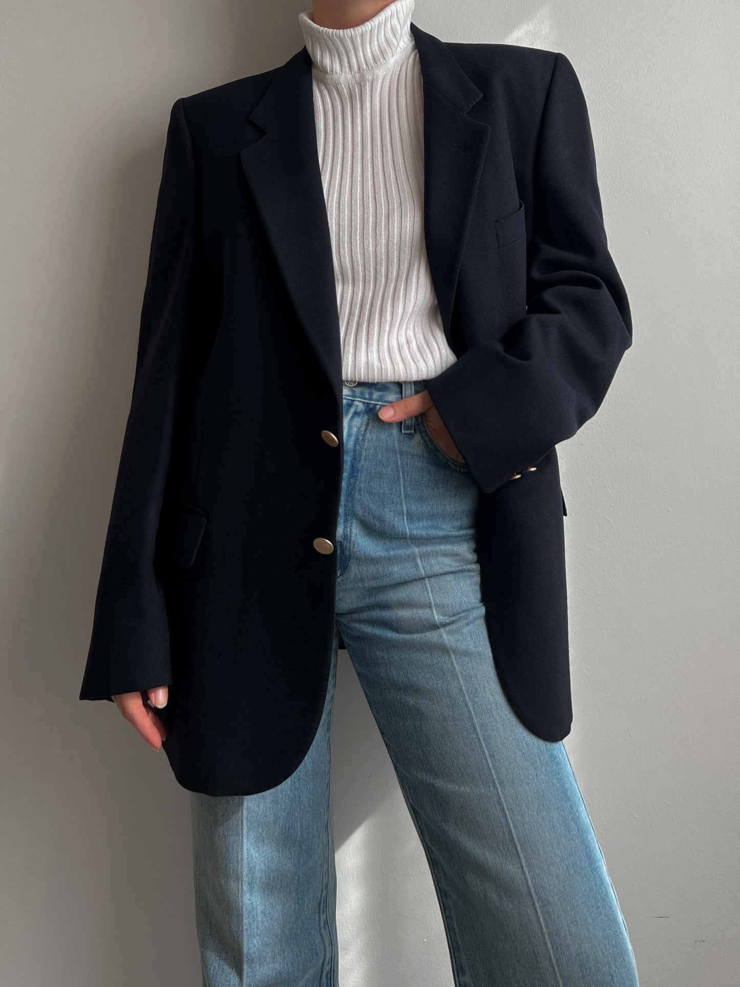 Valentino pure wool blue blazer