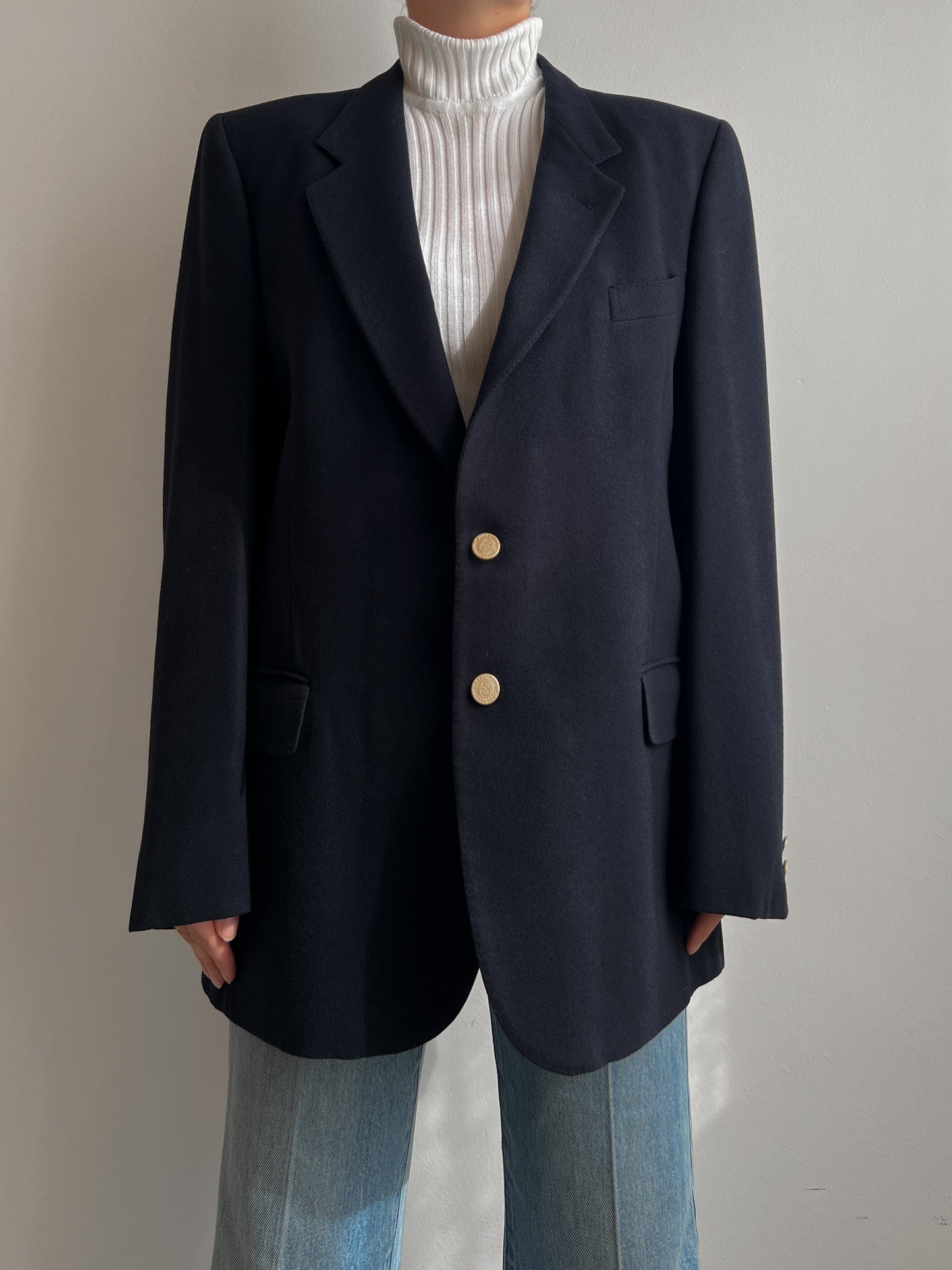 Valentino pure wool blue blazer