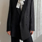 Pure wool double breast black blazer