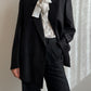 Pure wool double breast black blazer