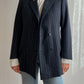 Pure wool blue pinstripe blazer