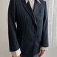 Pure wool blue pinstripe blazer