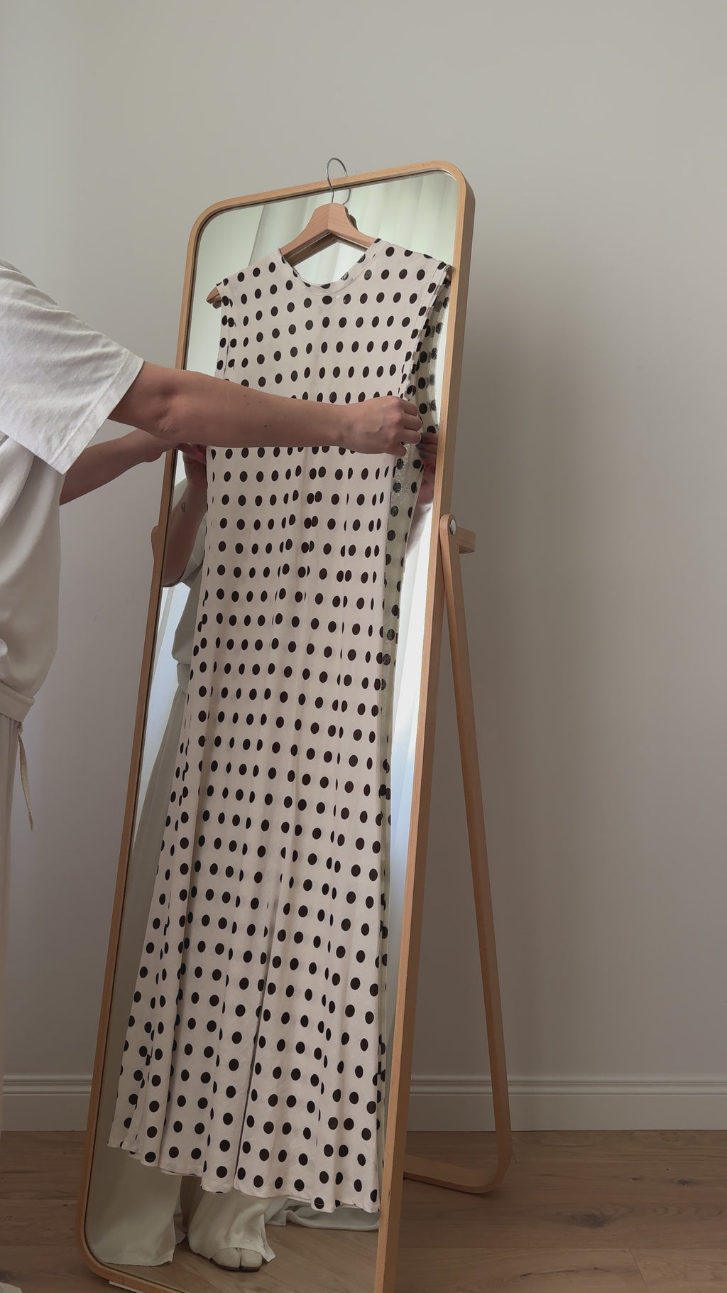PRE ORDER - Abito pois in lino e viscosa (Avorio e fondente)