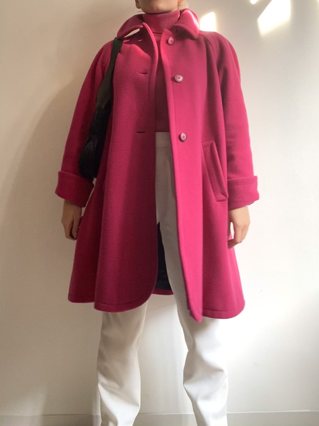Cappotto fucsia