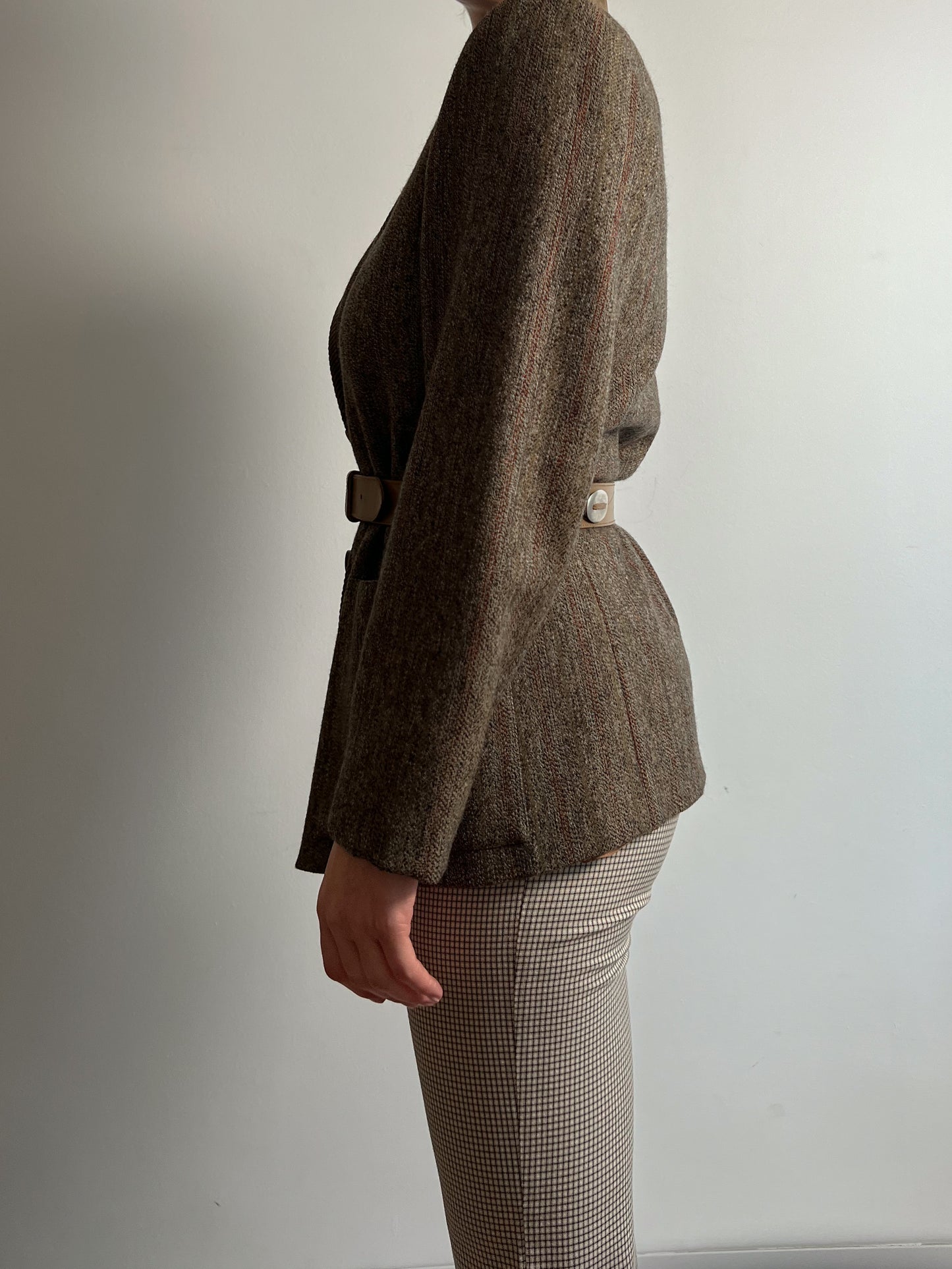 Max Mara pure wool melange blazer