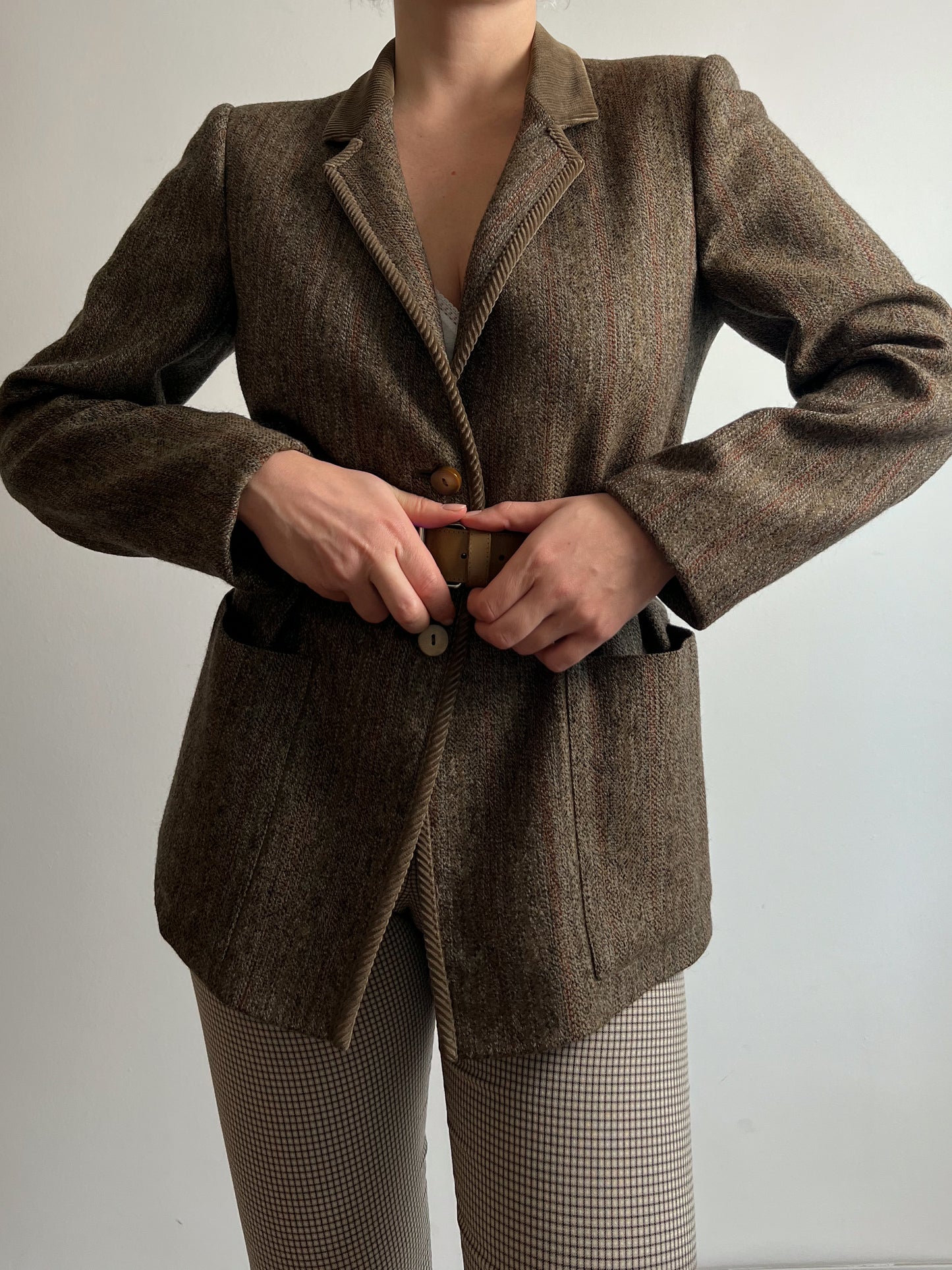 Max Mara pure wool melange blazer