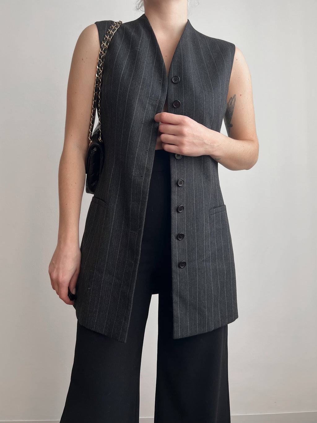 Minidress o gilet in pura lana