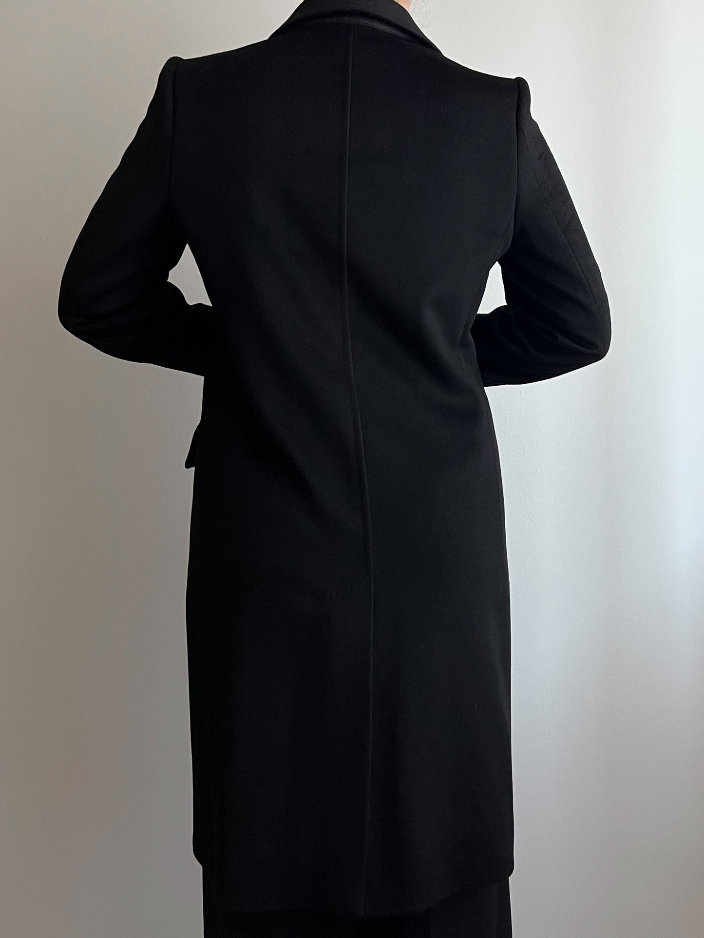 Marella pure wool black coat